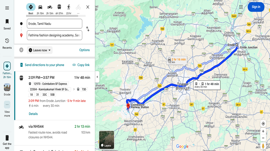 Map Location